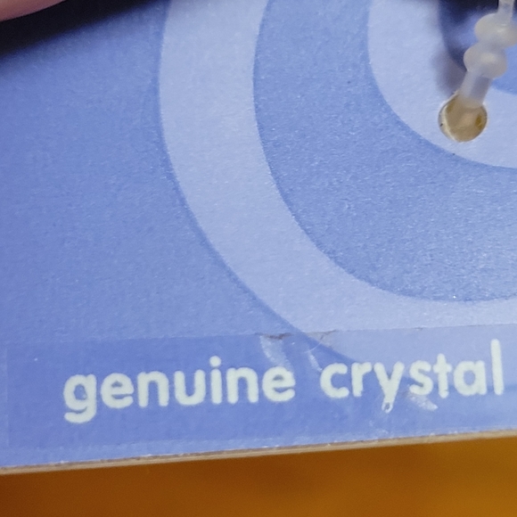 Silver ring with genuine crystals - Picture 3 of 4